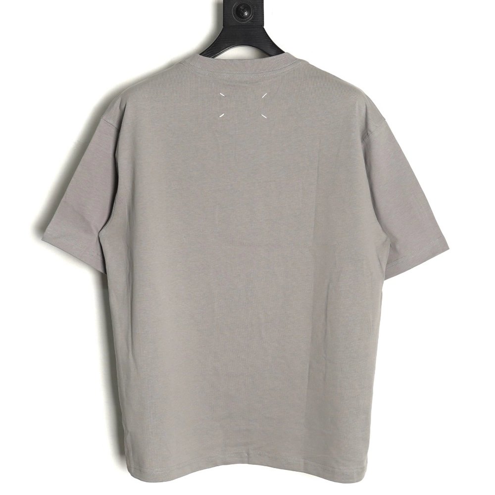 Maison Margiela geometric numbers embroidered short-sleeved T-shirt TSK1,Maison Margiela