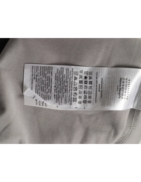 Maison Margiela geometric numbers embroidered short-sleeved T-shirt TSK1,Maison Margiela