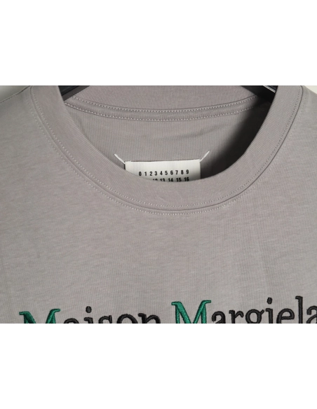 Maison Margiela geometric numbers embroidered short-sleeved T-shirt TSK1,Maison Margiela