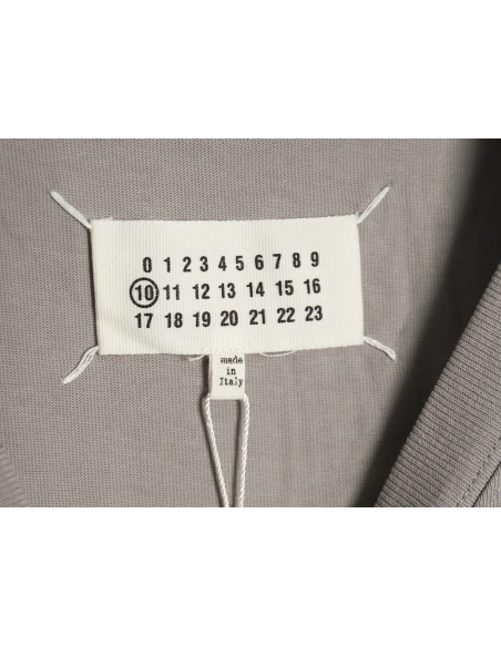 Maison Margiela geometric numbers embroidered short-sleeved T-shirt TSK1,Maison Margiela