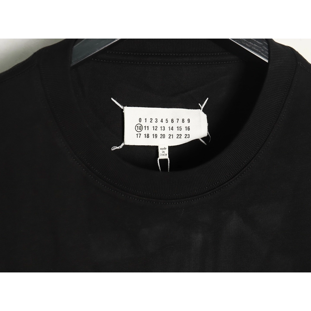 Maison Margiela geometric numbers embroidered short-sleeved T-shirt TSK2,Maison Margiela