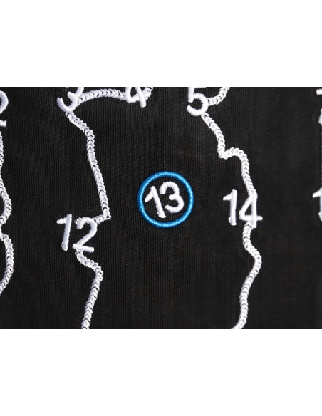 Maison Margiela geometric numbers embroidered short-sleeved T-shirt TSK2,Maison Margiela