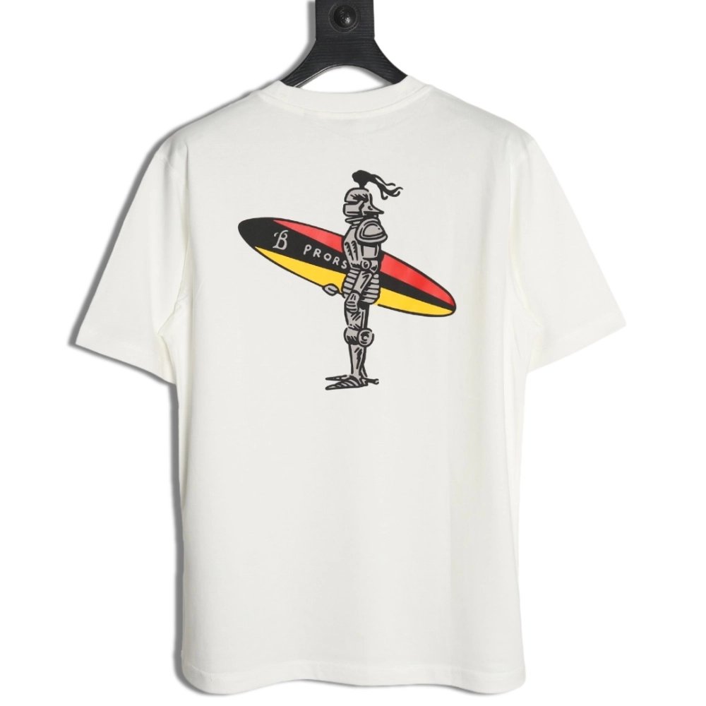 Burberry War Horse Surf Skate Print Short Sleeve T-Shirt,Burberry