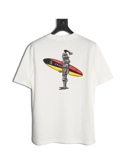 Burberry War Horse Surf Skate Print Short Sleeve T-Shirt,Burberry