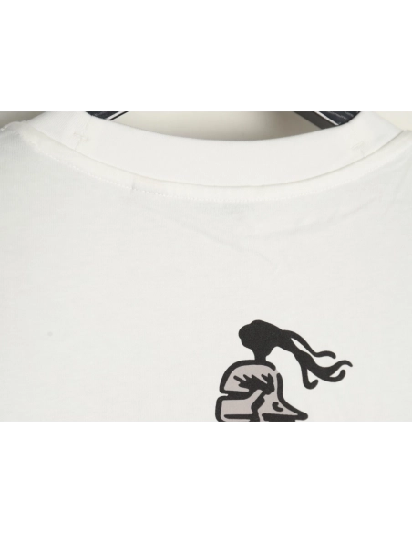 Burberry War Horse Surf Skate Print Short Sleeve T-Shirt,Burberry