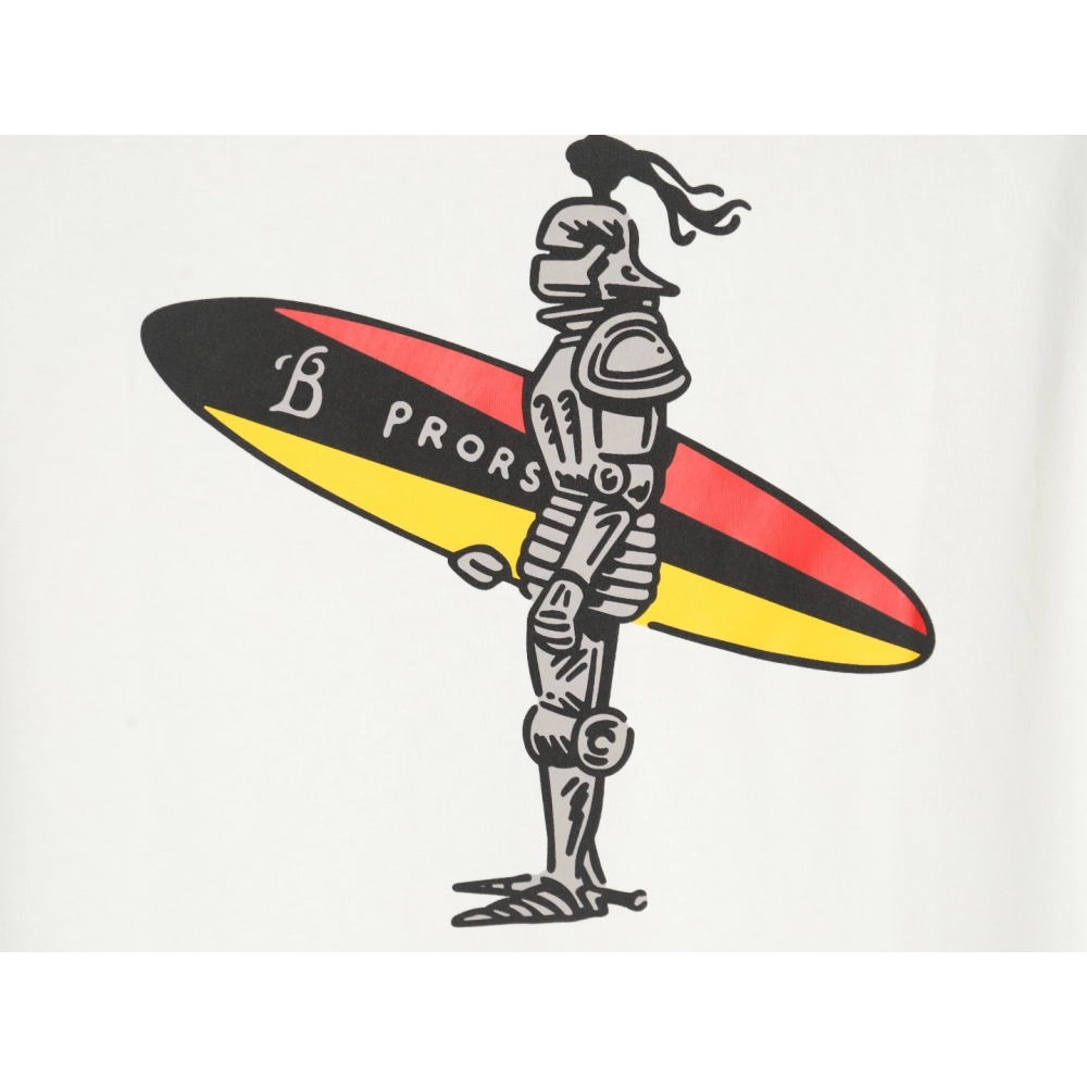 Burberry War Horse Surf Skate Print Short Sleeve T-Shirt,Burberry
