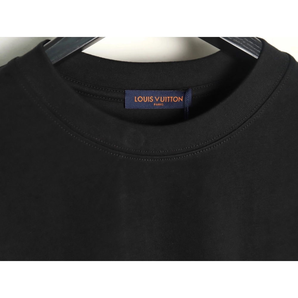Louis Vuitton Back Painted Cloud Graffiti Short Sleeve T-shirt TSK1,Louis Vuitton