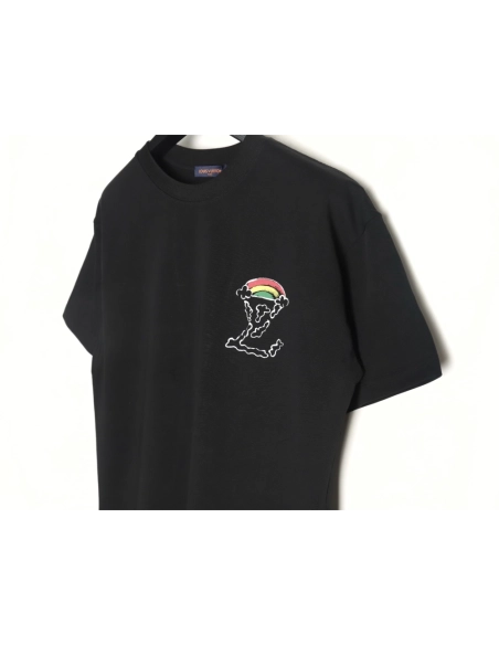 Louis Vuitton Back Painted Cloud Graffiti Short Sleeve T-shirt TSK1,Louis Vuitton