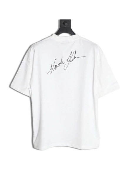 Balenciaga NICOLE Art Short Sleeve T-Shirt,Balenciaga