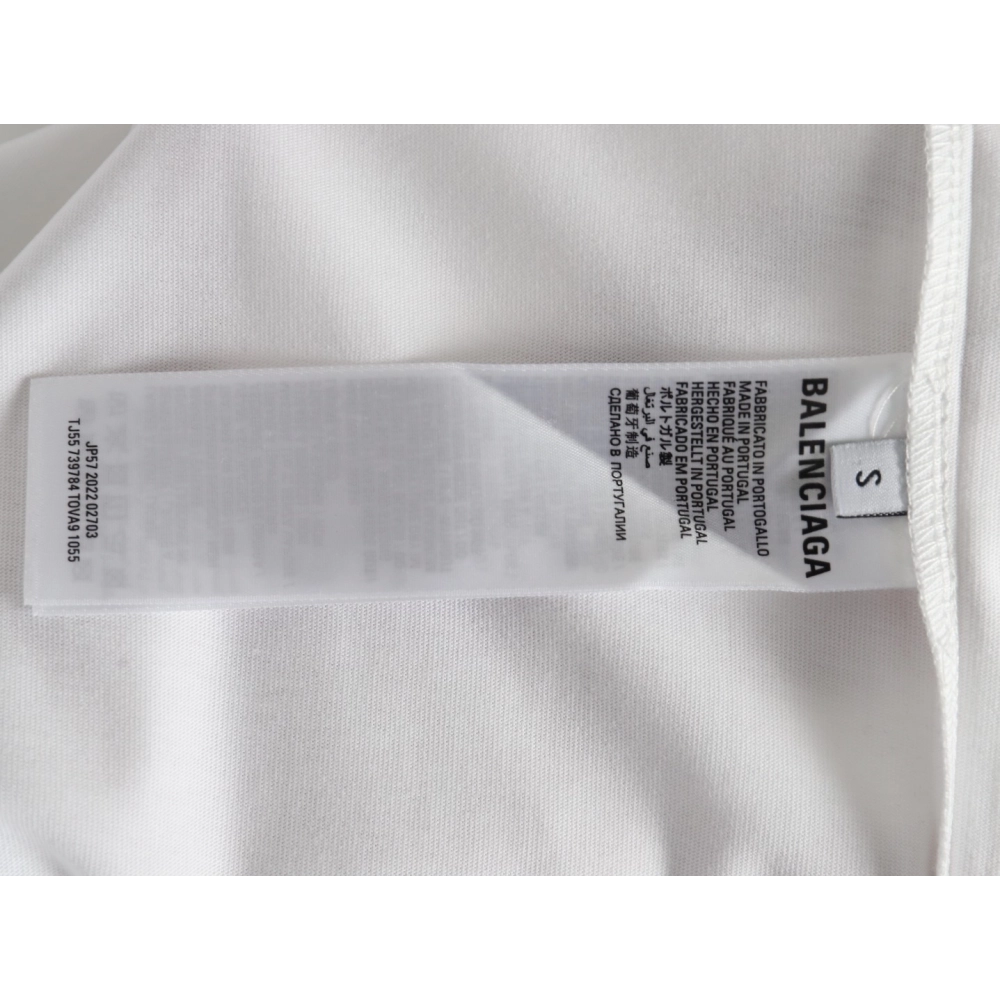 Balenciaga NICOLE Art Short Sleeve T-Shirt,Balenciaga