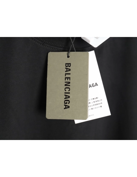 Balenciaga Tape Print Short Sleeve T-Shirt,Balenciaga