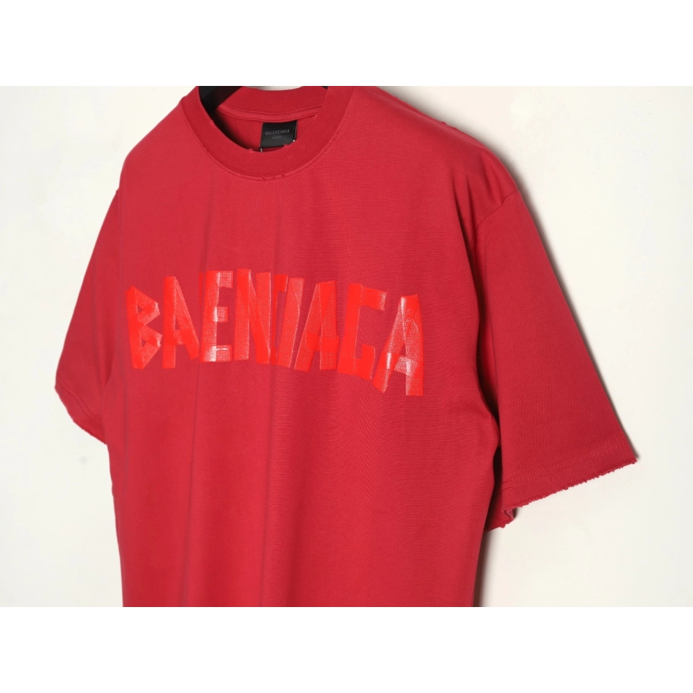 Balenciaga Tape Print Short Sleeve T-Shirt TSK1,Balenciaga