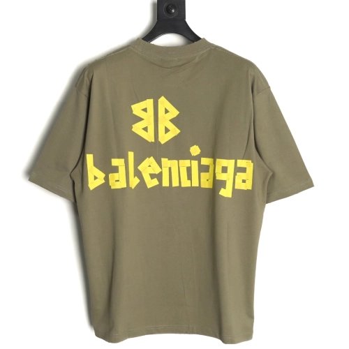 Balenciaga Tape Print Short Sleeve T-Shirt TSK2,Balenciaga