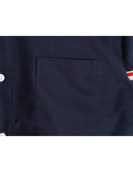 Thom Browne Double Sleeve Logo Shirt TSK2,Thom Browne