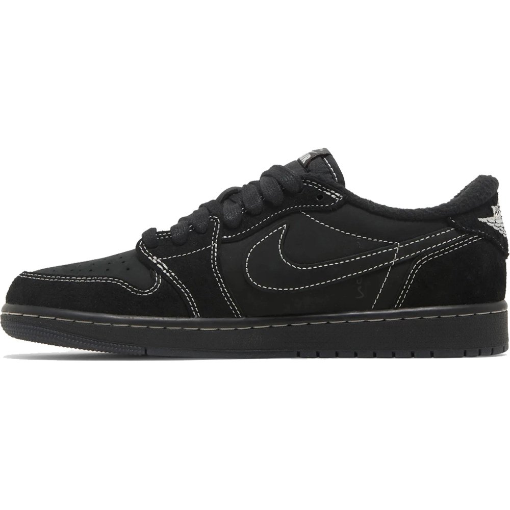 Little Kids Travis Scott x Air Jordan 1 Retro Low Black Phantom,KIDS SNEAKERS