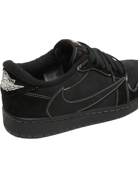 Little Kids Travis Scott x Air Jordan 1 Retro Low Black Phantom,KIDS SNEAKERS