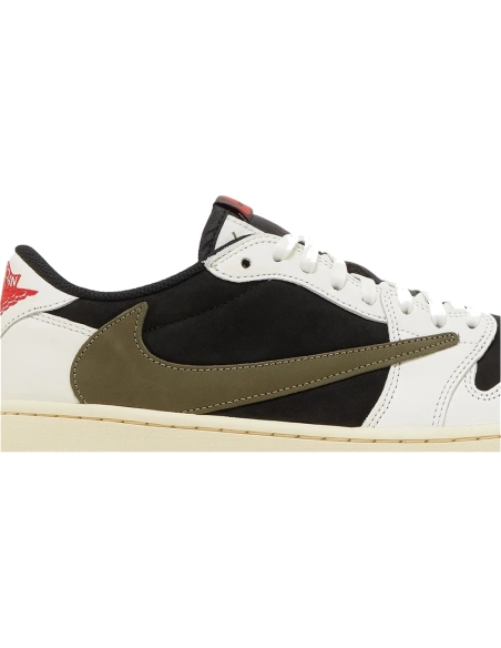 Little Kids Travis Scott x Air Jordan 1 Retro Low Olive,KIDS SNEAKERS