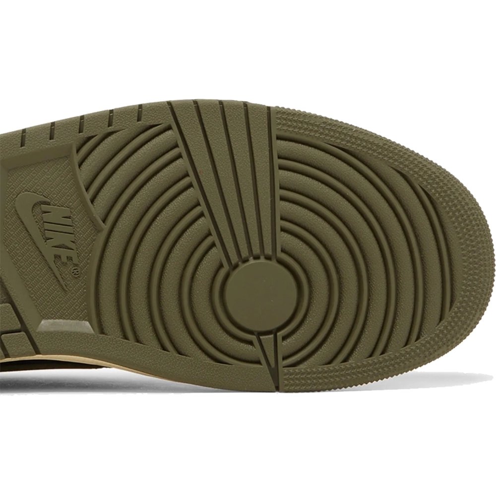 Little Kids Travis Scott x Air Jordan 1 Retro Low Olive,KIDS SNEAKERS