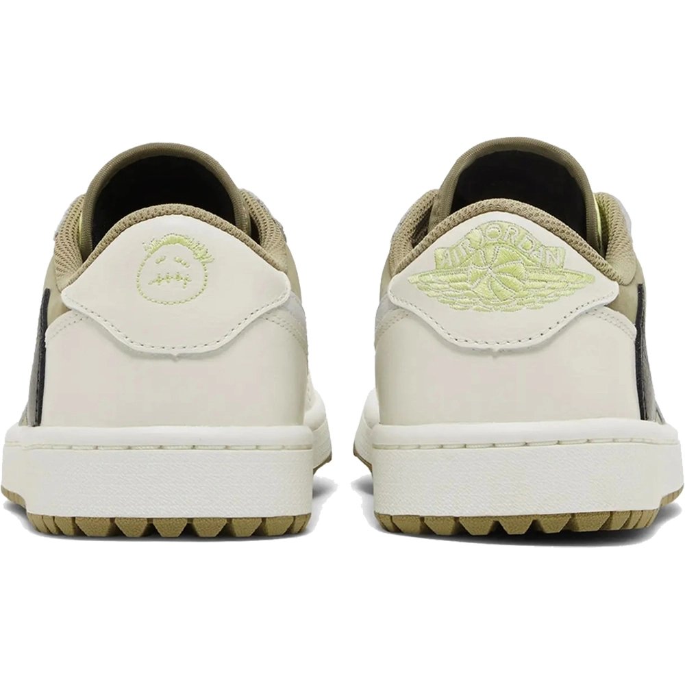 Little Kids Travis Scott x Air Jordan 1 Low Golf Neutral Olive,KIDS SNEAKERS