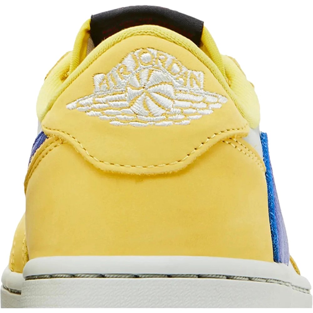 Little Kids Travis Scott x Air Jordan 1 Retro Low Canary,KIDS SNEAKERS