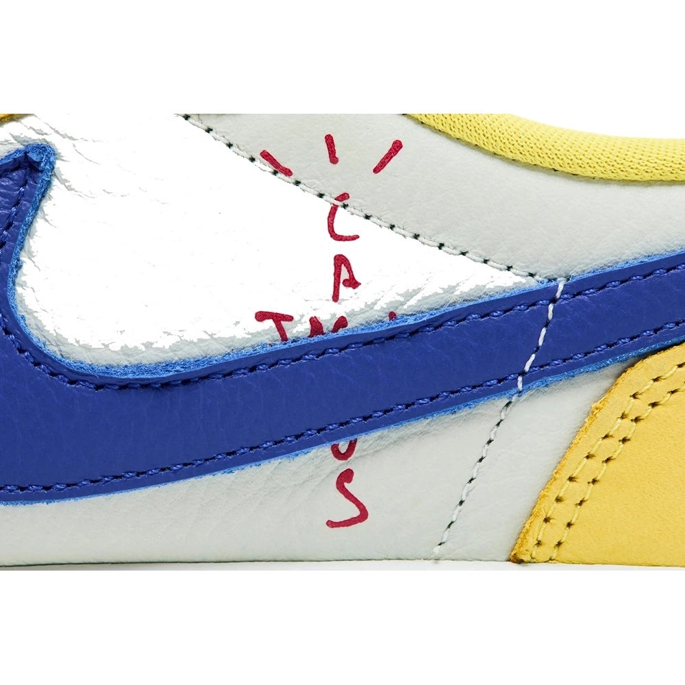 Little Kids Travis Scott x Air Jordan 1 Retro Low Canary,KIDS SNEAKERS