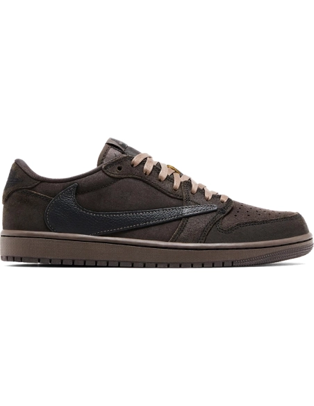 Little Kids Travis Scott x Air Jordan 1 Retro Low Velvet Brown,KIDS SNEAKERS