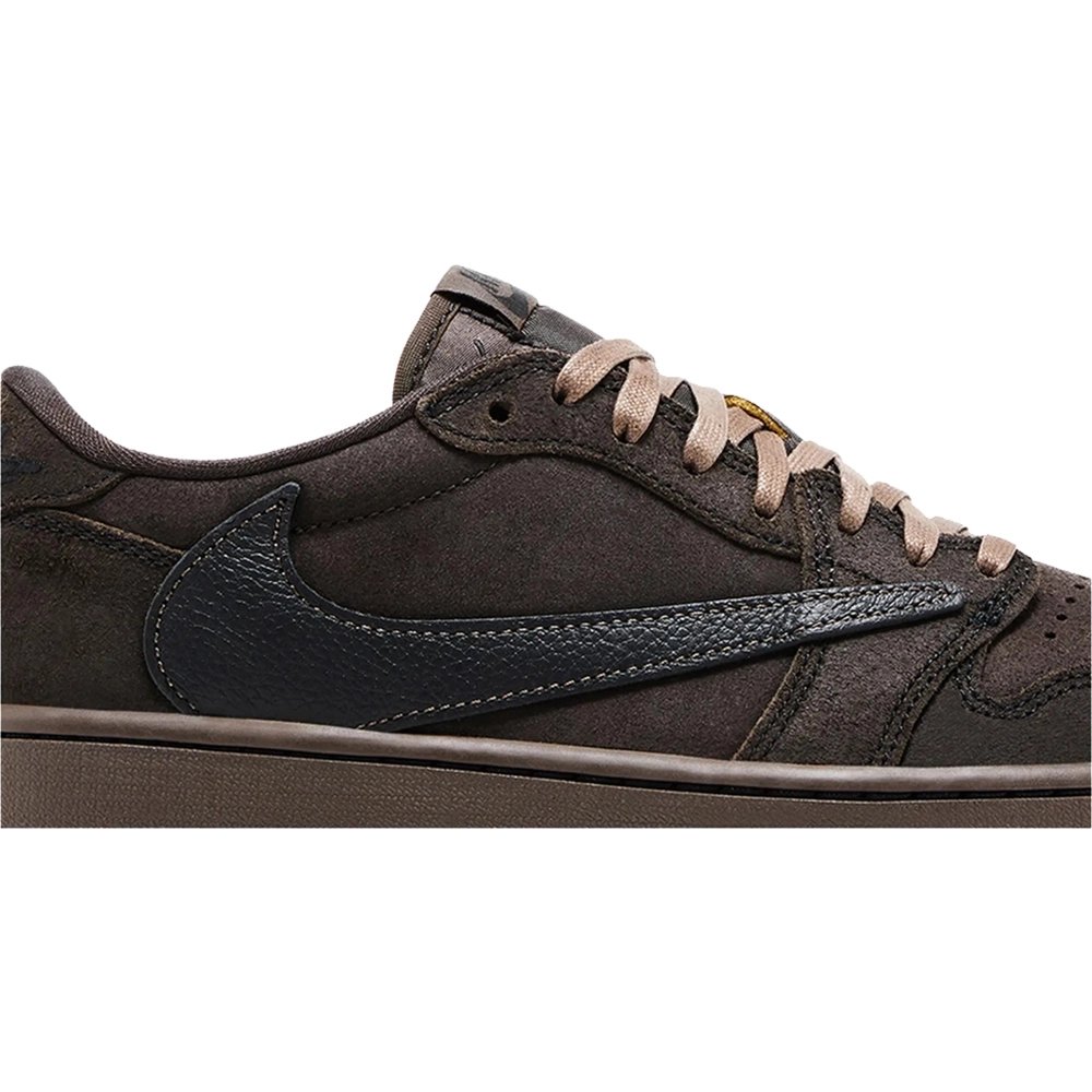 Little Kids Travis Scott x Air Jordan 1 Retro Low Velvet Brown,KIDS SNEAKERS