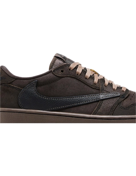 Little Kids Travis Scott x Air Jordan 1 Retro Low Velvet Brown,KIDS SNEAKERS