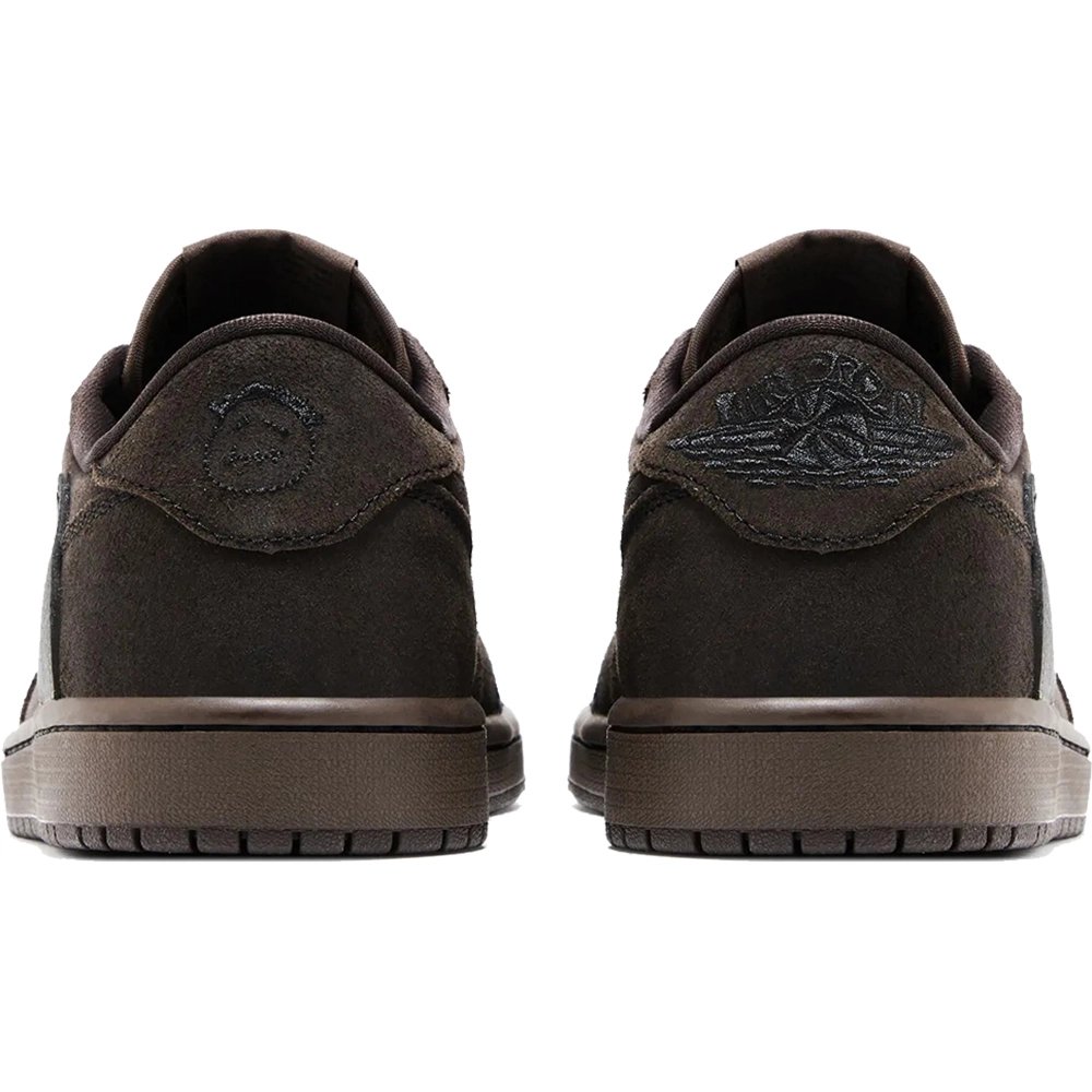 Little Kids Travis Scott x Air Jordan 1 Retro Low Velvet Brown,KIDS SNEAKERS