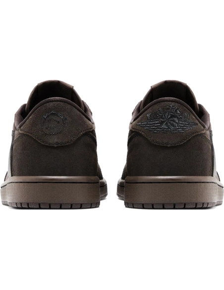 Little Kids Travis Scott x Air Jordan 1 Retro Low Velvet Brown,KIDS SNEAKERS