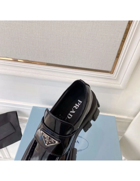 Parda Patent leather loafers,PRADA SNEAKER