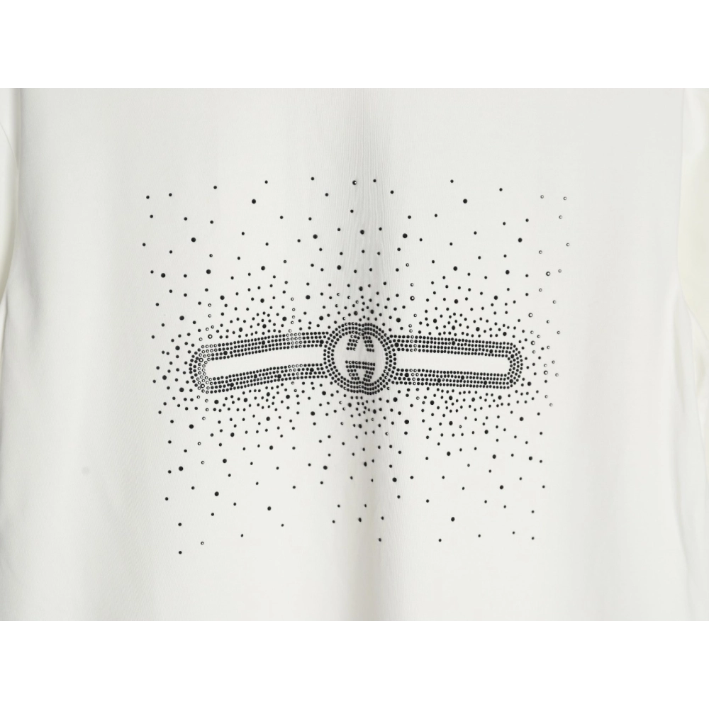 Gucci hot rhinestone letter logo short sleeves,Gucci