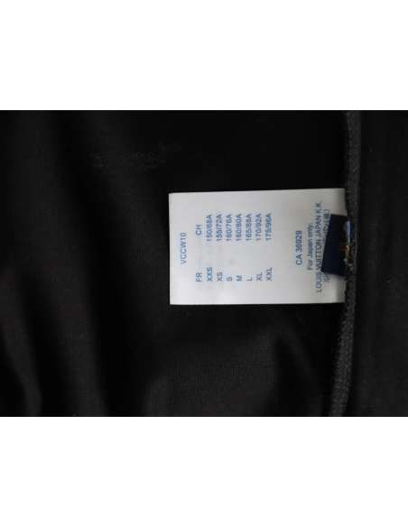 Louis Vuitton ink smudged letters printed short sleeves TSK1,Louis Vuitton