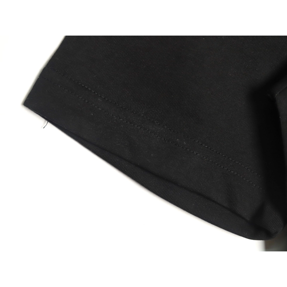 Louis Vuitton ink smudged letters printed short sleeves TSK1,Louis Vuitton