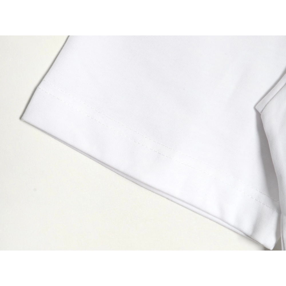 Louis Vuitton ink smudged letters printed short sleeves,Louis Vuitton