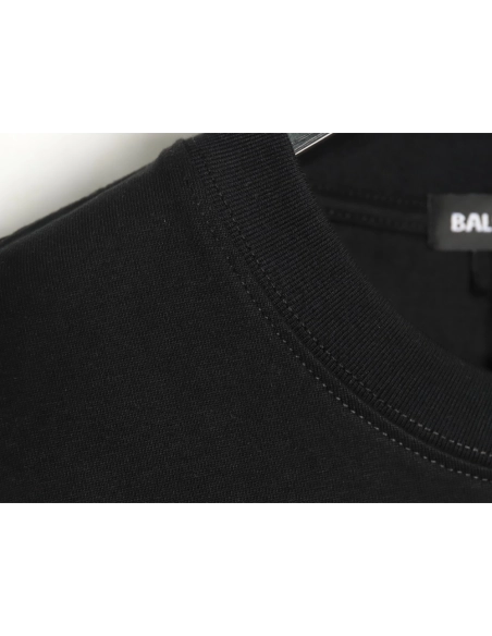 Balenciaga Twisted Letters Short Sleeve T-Shirt TSK1,Balenciaga