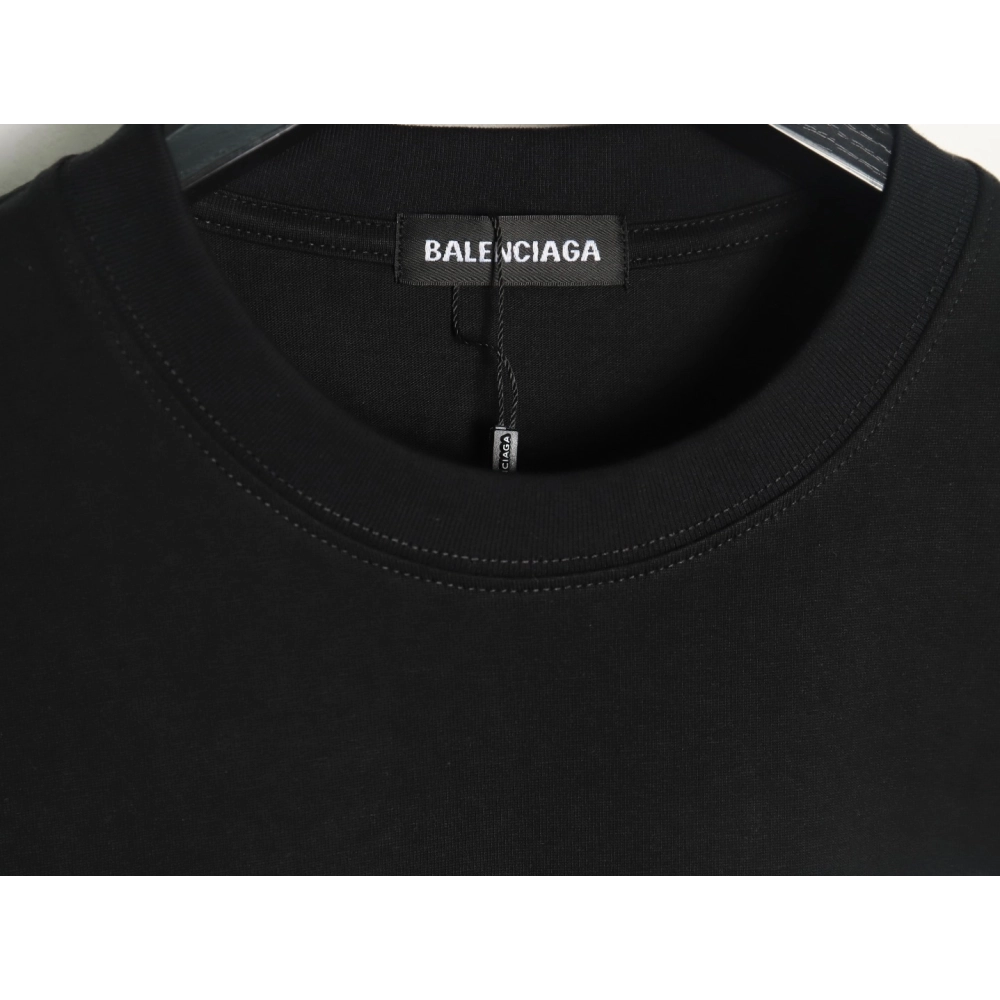 Balenciaga Twisted Letters Short Sleeve T-Shirt TSK1,Balenciaga