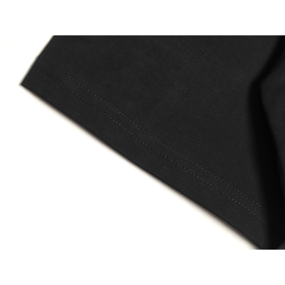 Prada Chest Triangle Logo Back Hem Letters Short Sleeves,Prada