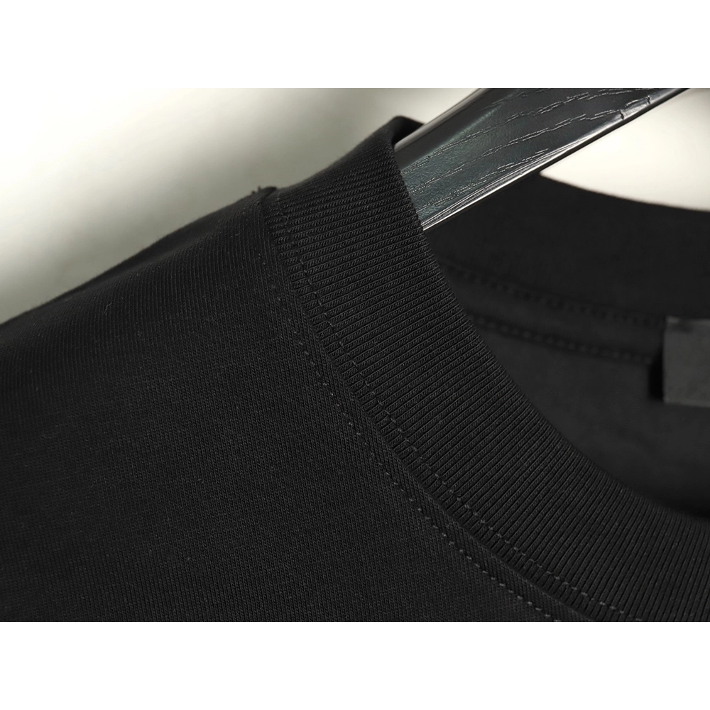 Prada Chest Triangle Logo Back Hem Letters Short Sleeves,Prada