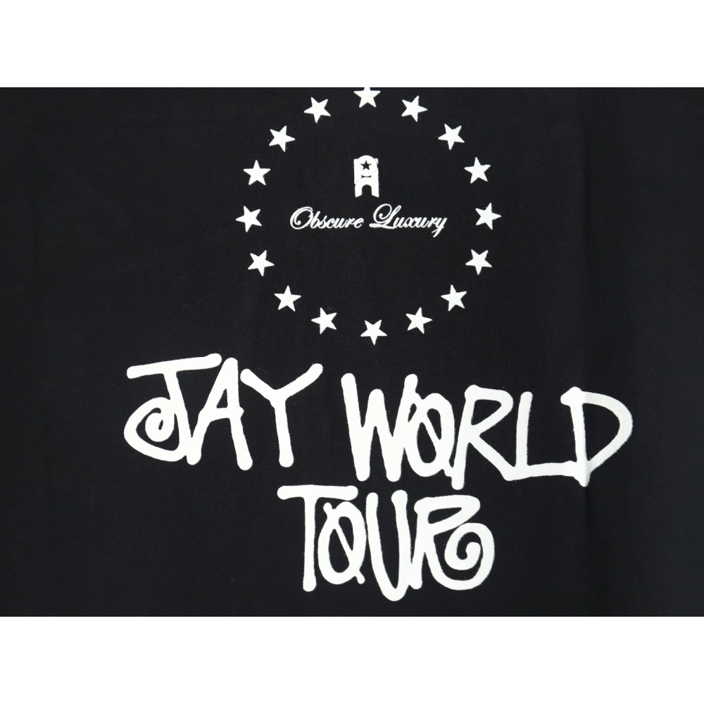 Stussy JAY Tour Concert Collaboration T-shirt TSK1,Stussy