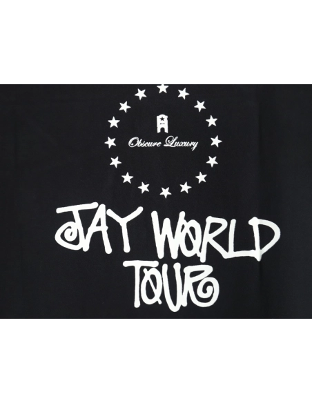 Stussy JAY Tour Concert Collaboration T-shirt TSK1,Stussy