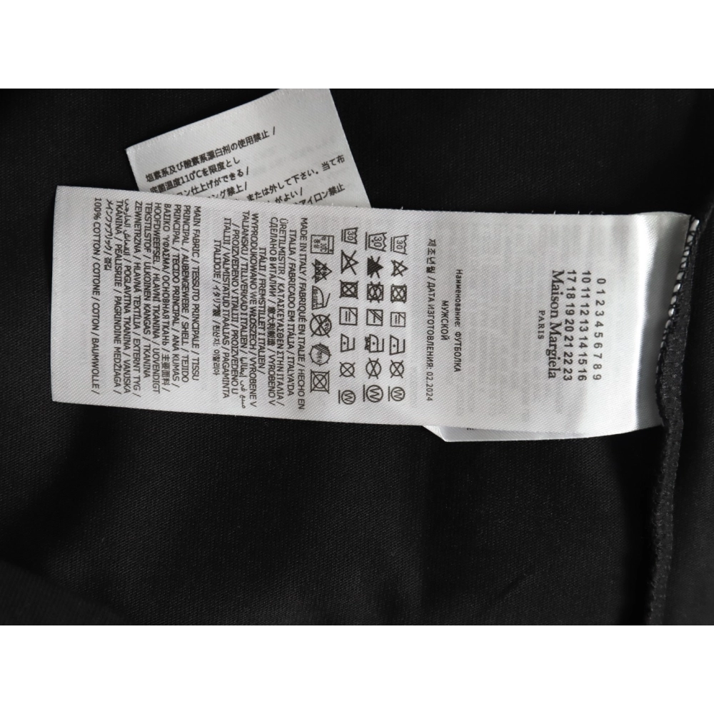 Maison Margiela digital painting mottled graffiti round neck short-sleeved T-shirt TSK1,Maison Margiela