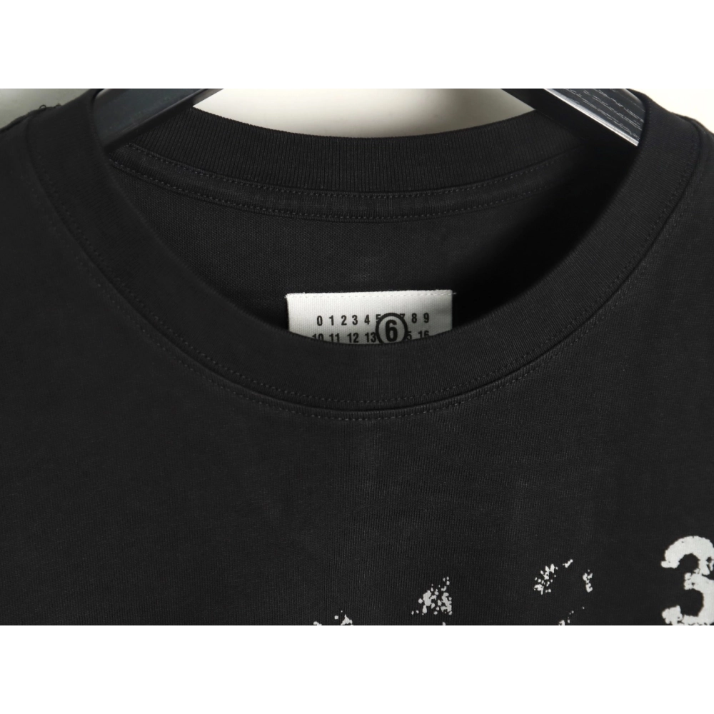Maison Margiela digital painting mottled graffiti round neck short-sleeved T-shirt TSK1,Maison Margiela