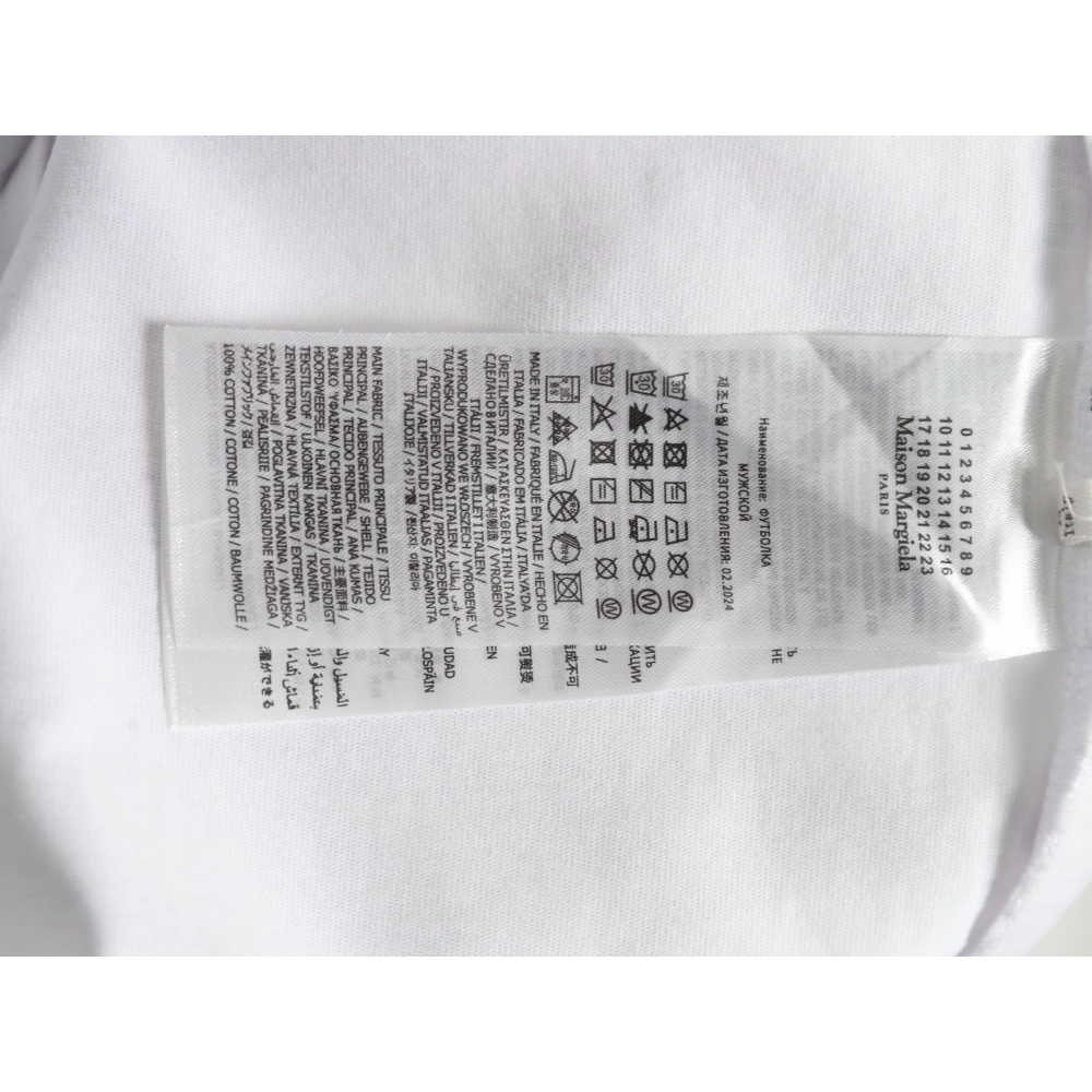 Maison Margiela &amp; Tommy Cash embroidered logo crew neck short sleeve T-shirt,Maison Margiela