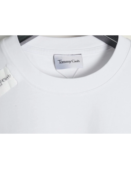 Maison Margiela &amp; Tommy Cash embroidered logo crew neck short sleeve T-shirt,Maison Margiela