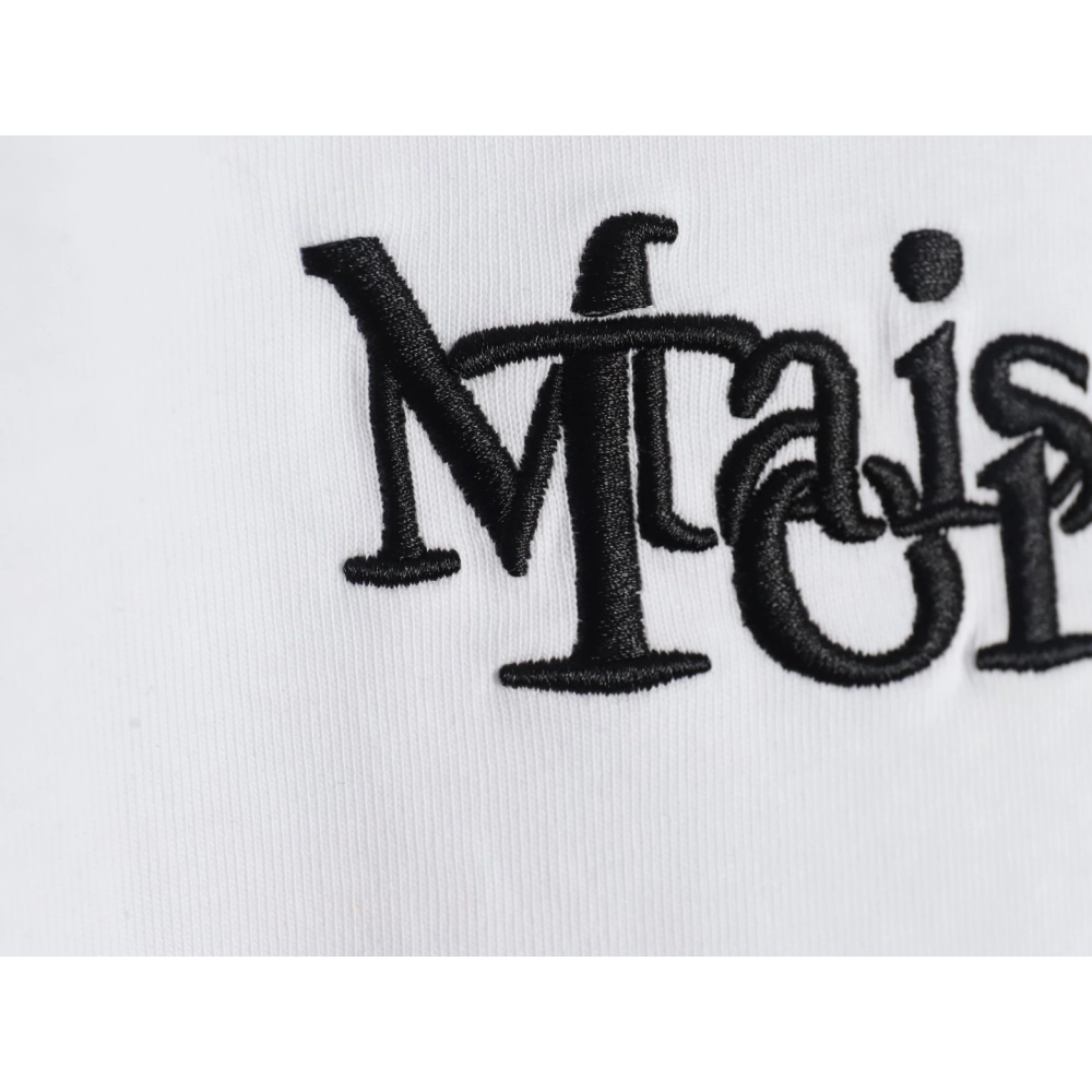 Maison Margiela &amp; Tommy Cash embroidered logo crew neck short sleeve T-shirt,Maison Margiela