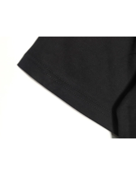 Prada neckline letter embroidery triangle logo short sleeves TSK1,Prada