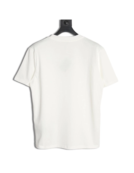 Prada neckline letter embroidery triangle logo short sleeves,Prada