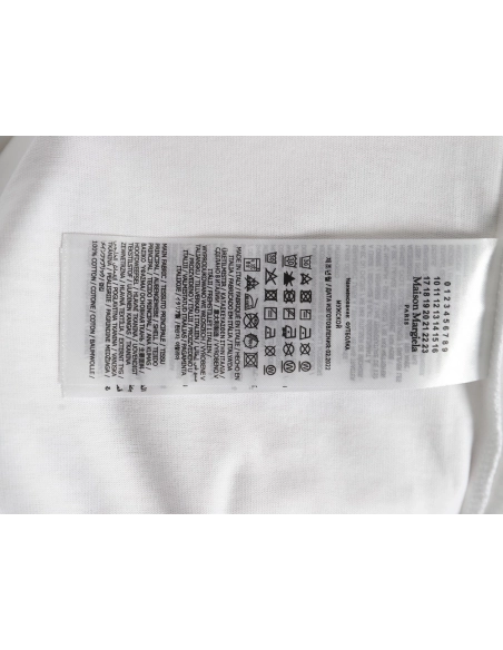Maison Margiela geometric numbers embroidered short-sleeved T-shirt,Maison Margiela