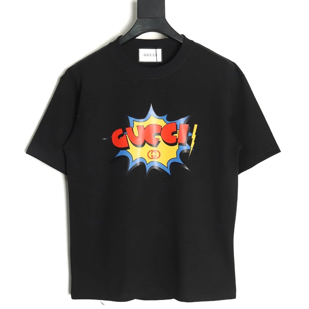 Gucci Bubble Lettering Short Sleeve T-Shirt TSK1,Gucci